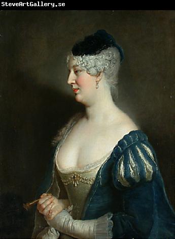 antoine pesne Portrait of Henriette von Zerbsten